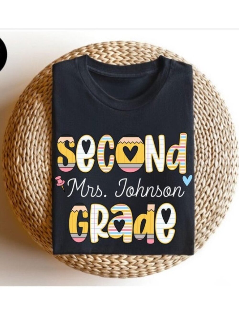 Personalized Second Grade Teacher Shirt